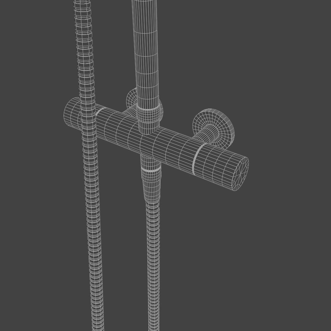 Shower faucet 3D model_5