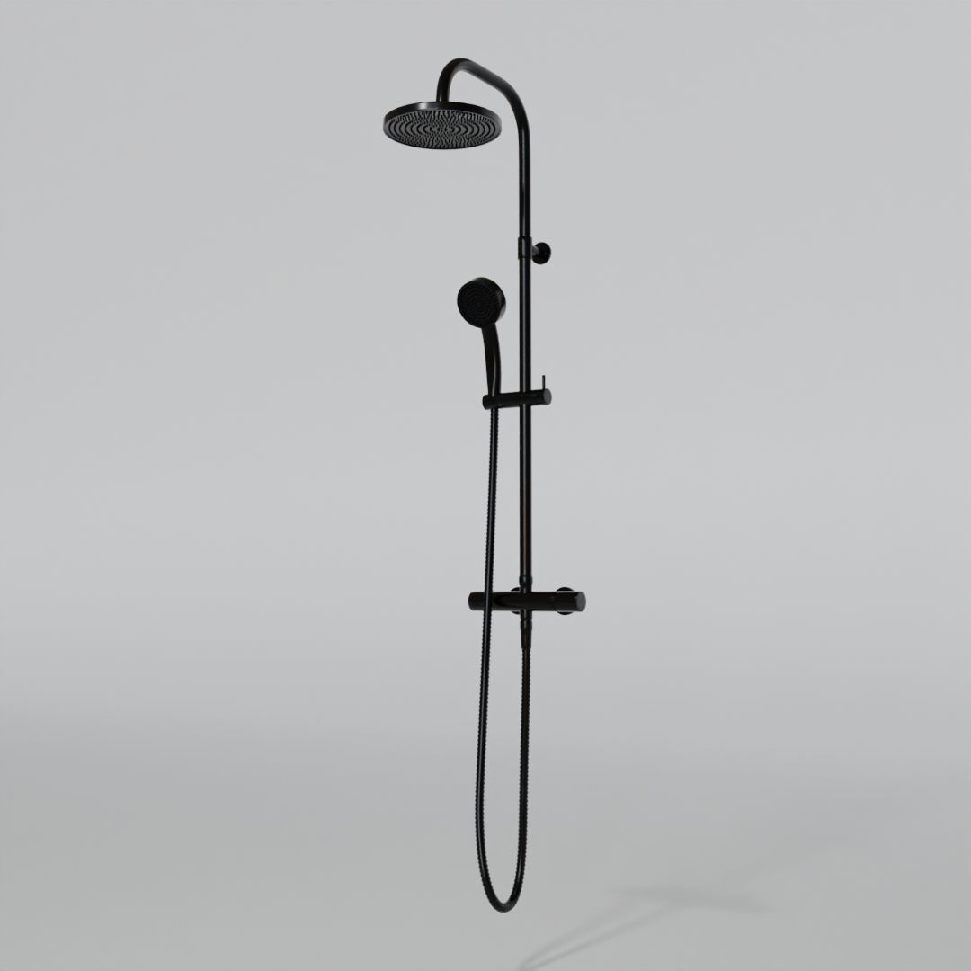 Shower faucet 3D model_3