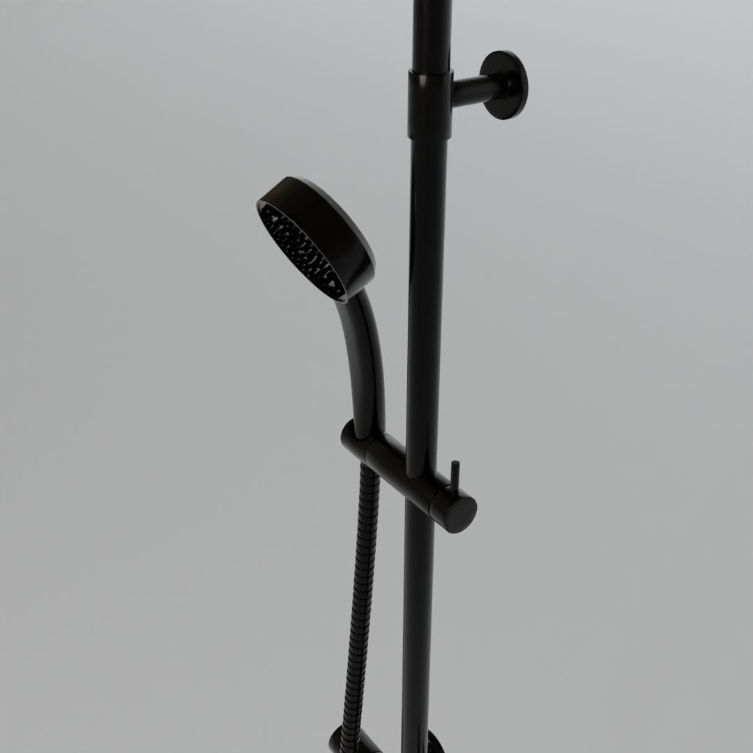 Shower faucet 3D model_2