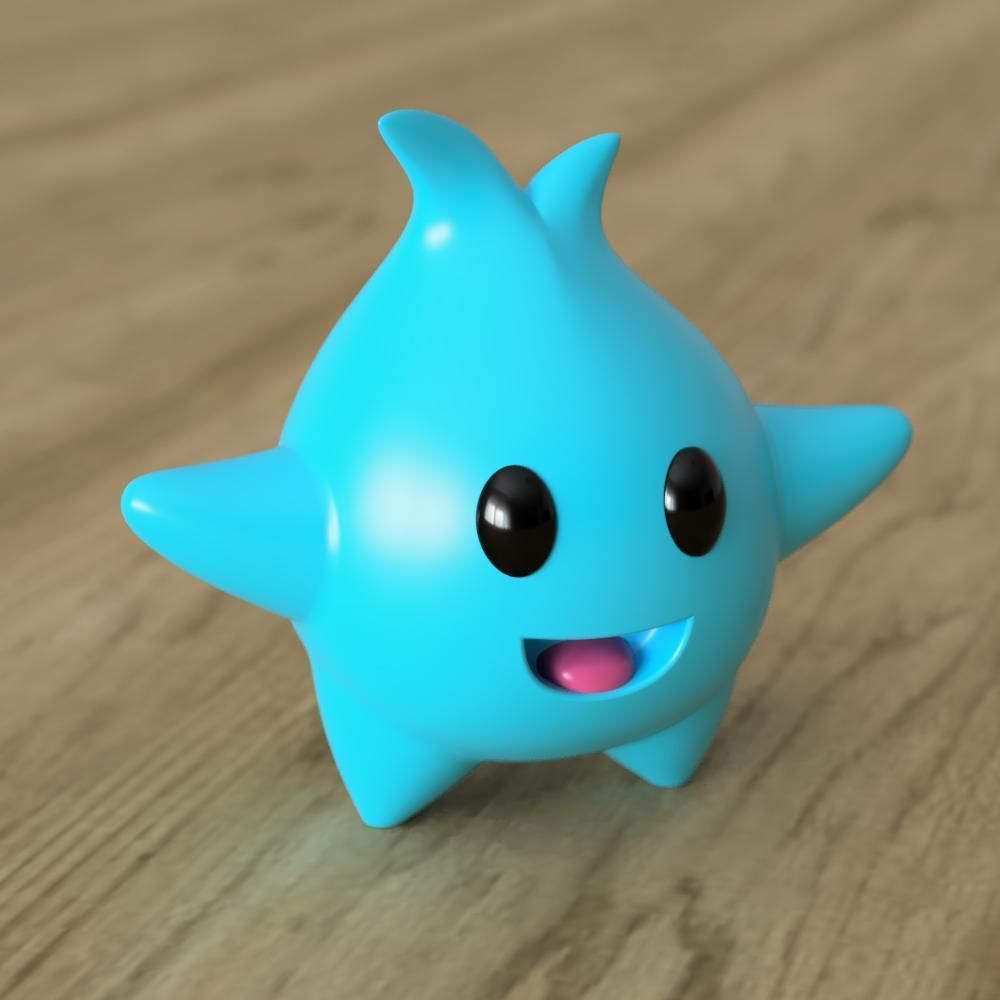 Lumalee from Super Mario Bros Movie 3D print model_6