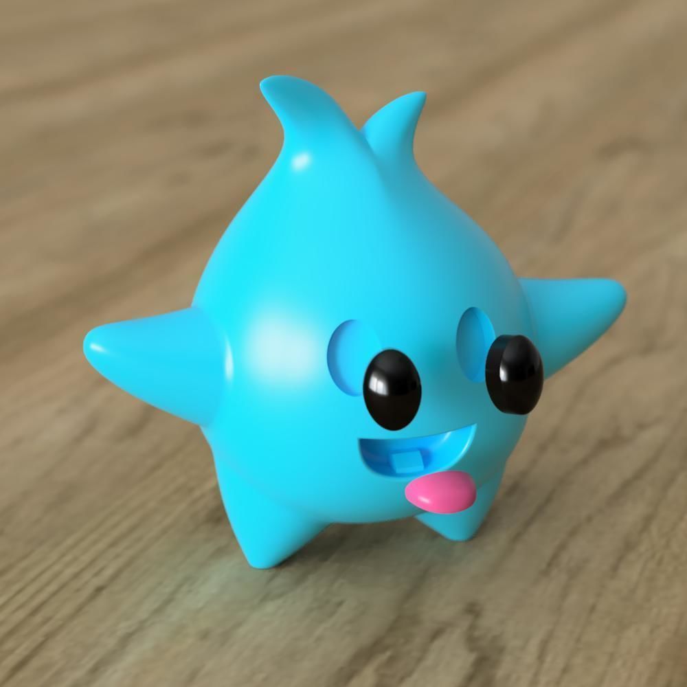 Lumalee from Super Mario Bros Movie 3D print model_5