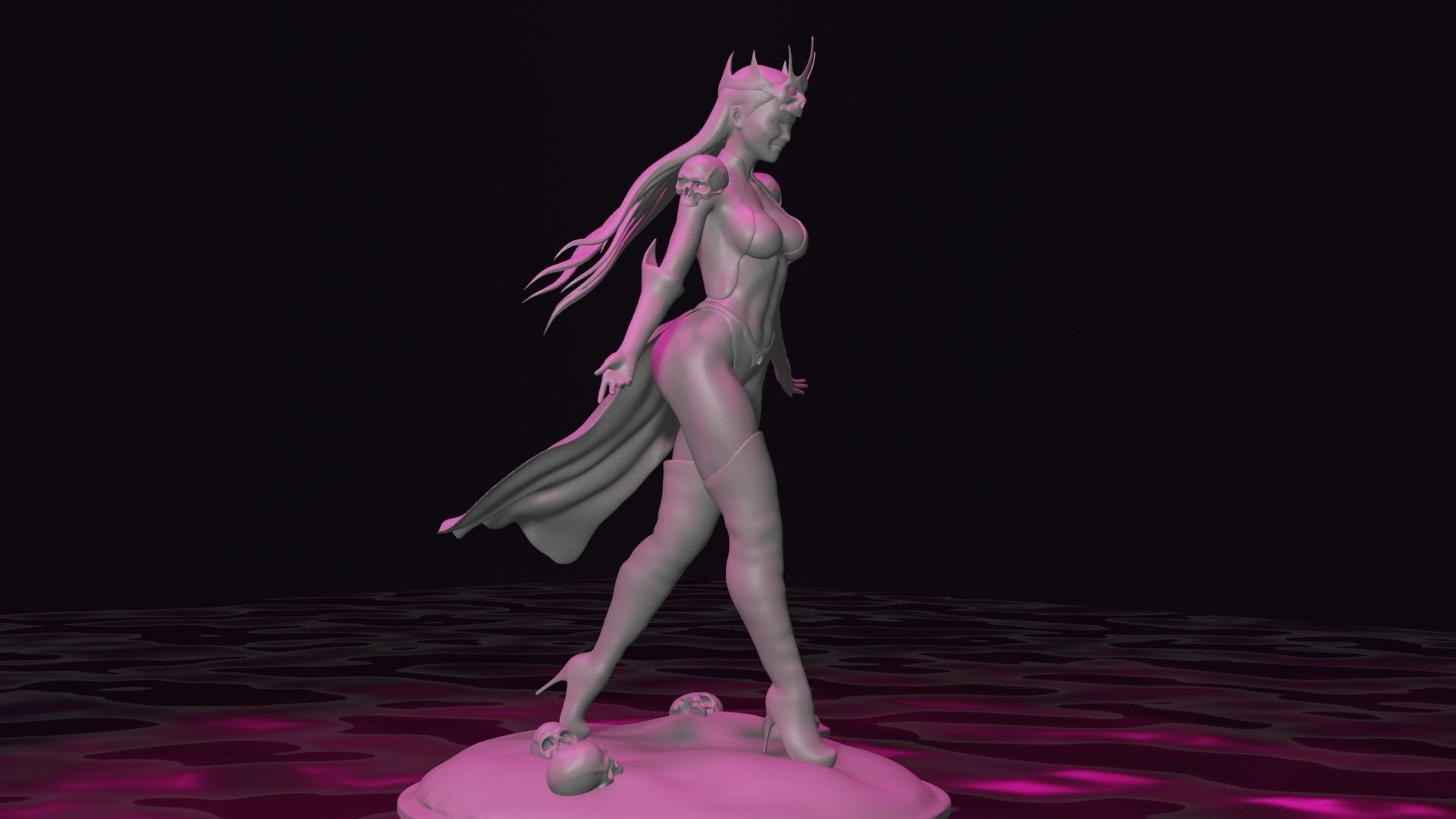 Pack Necromancer SFW- NSFW 3D print model_4