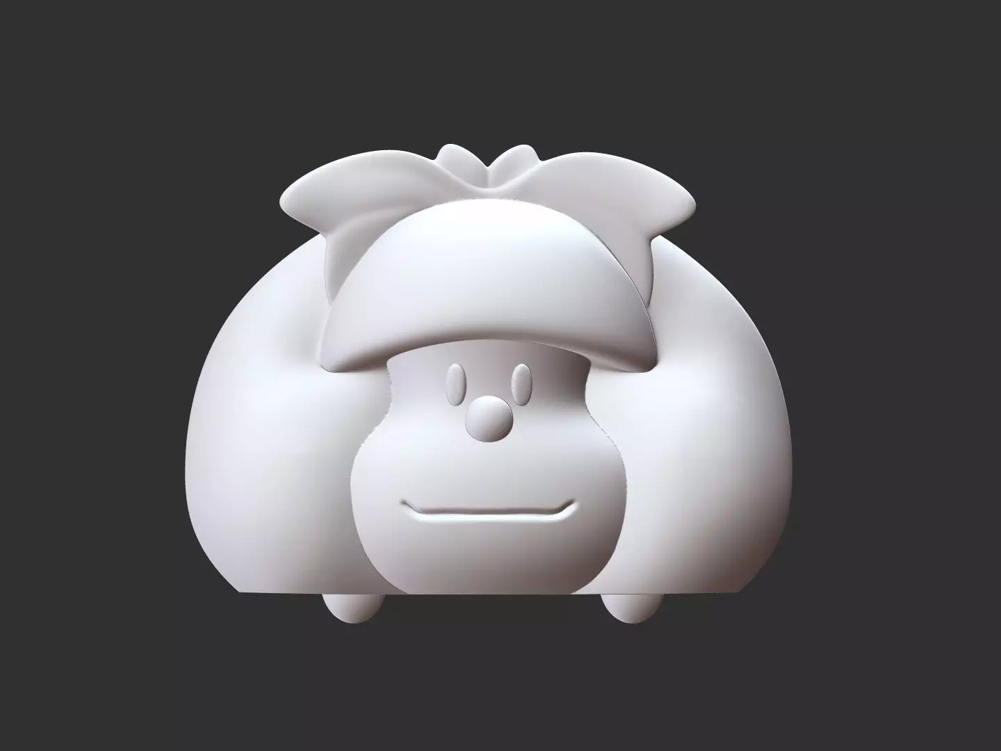 Mafalda Maceta - Mafalda 3D print model_0