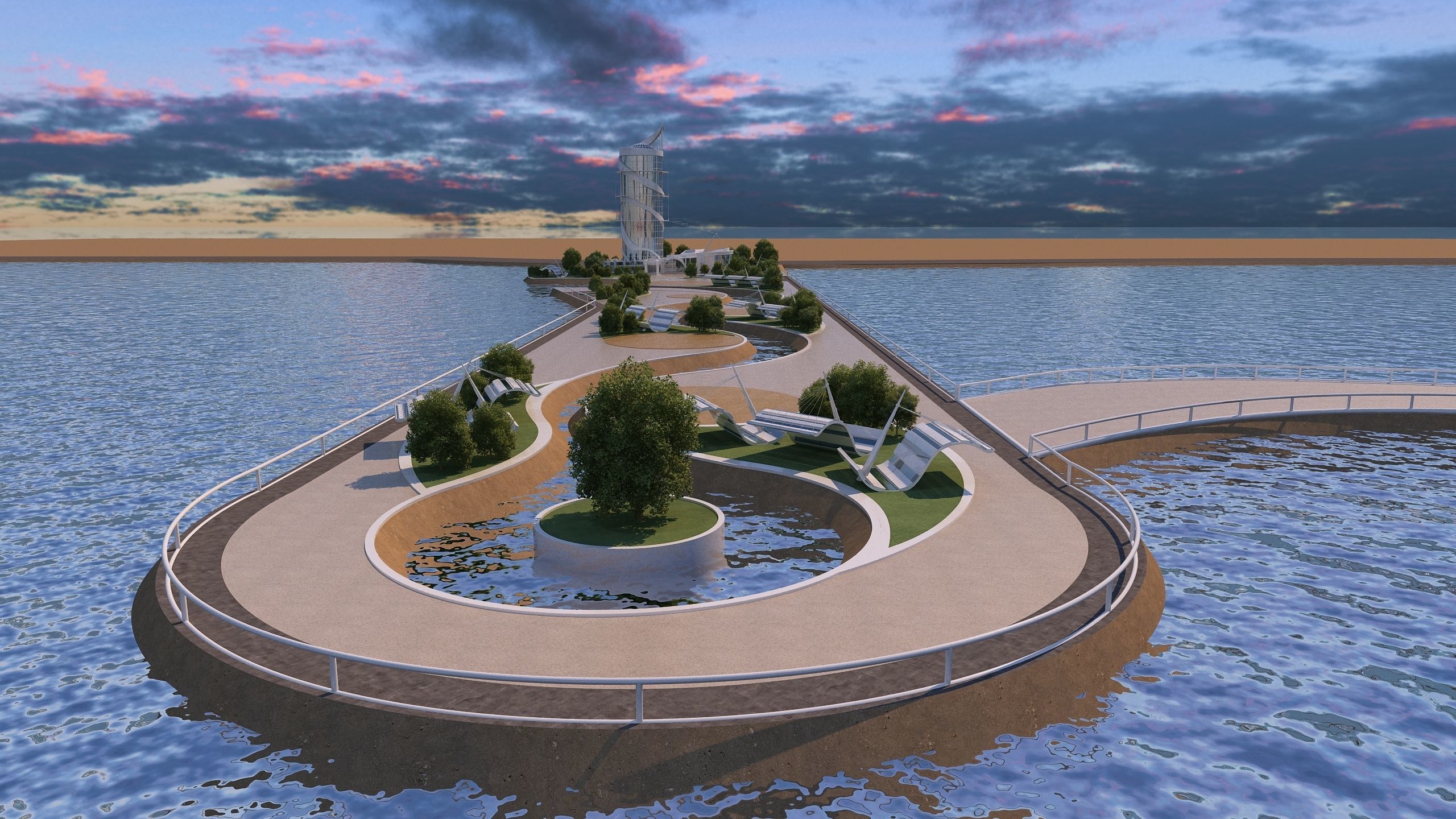 0138 - Beacon Island Hotel 3D model_7