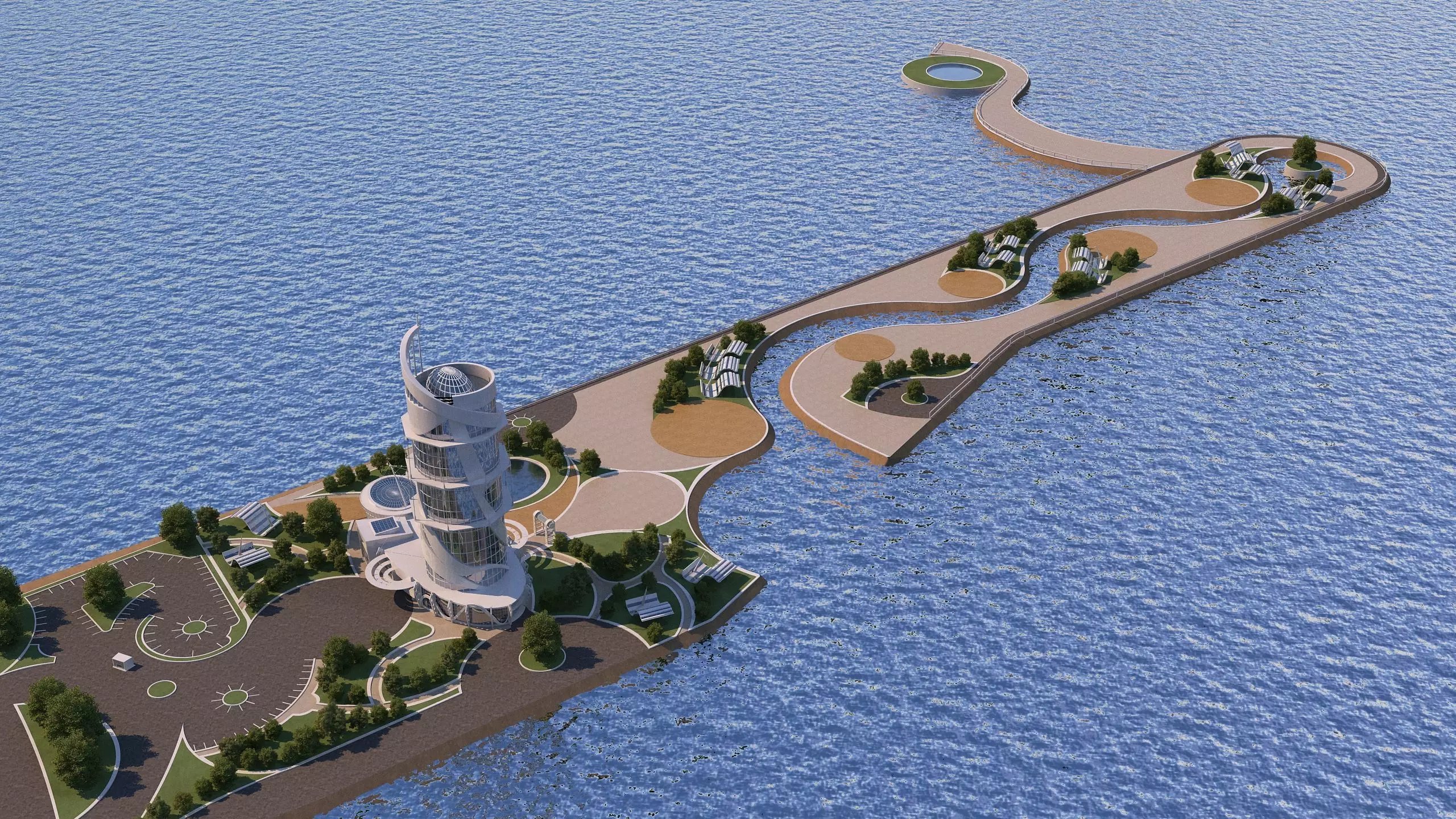 0138 - Beacon Island Hotel 3D model_0