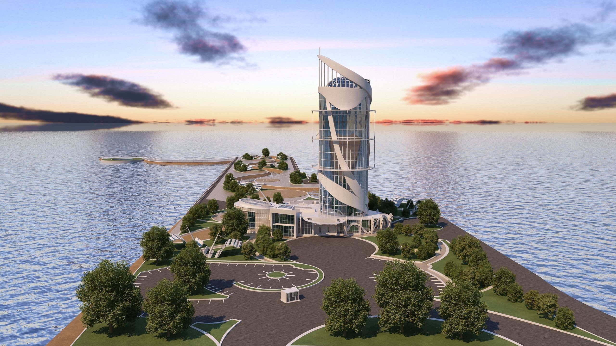 0138 - Beacon Island Hotel 3D model_2