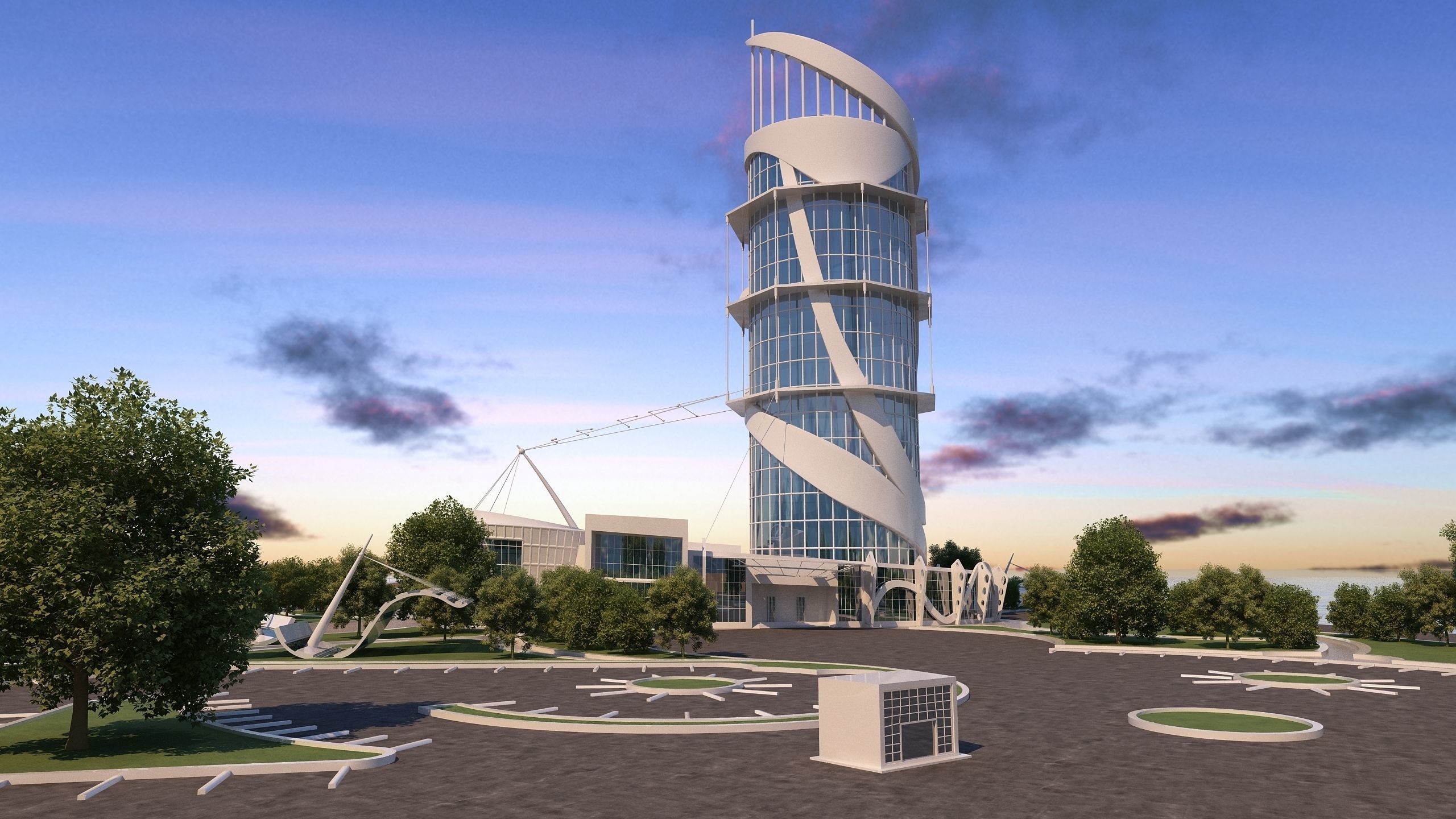 0138 - Beacon Island Hotel 3D model_4