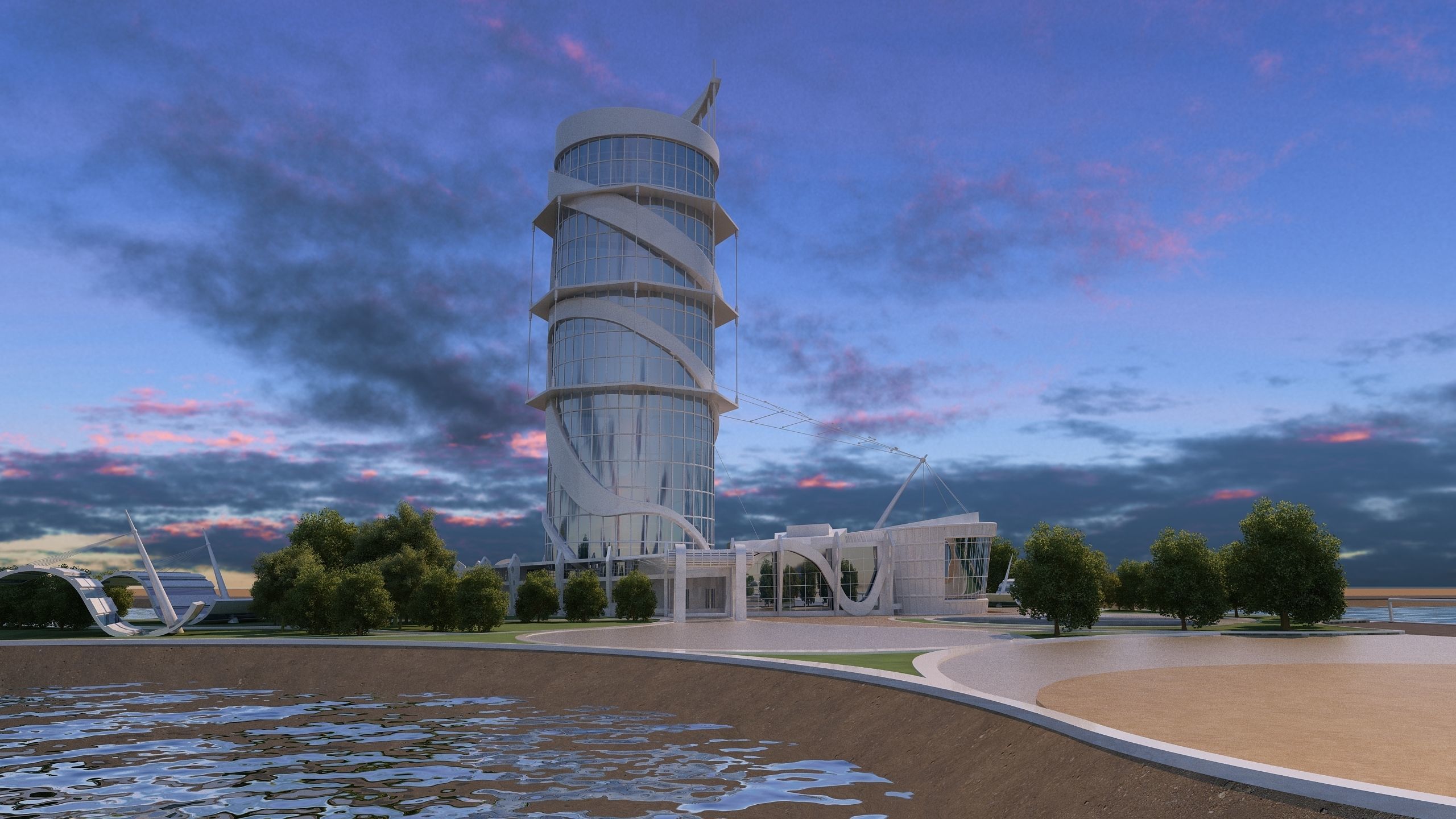 0138 - Beacon Island Hotel 3D model_5