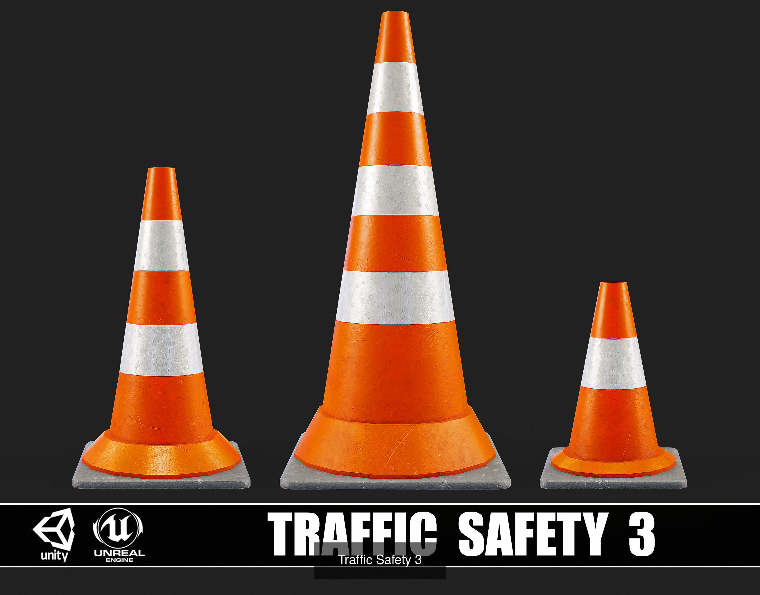 Traffic Safety 3D Model Collection_3