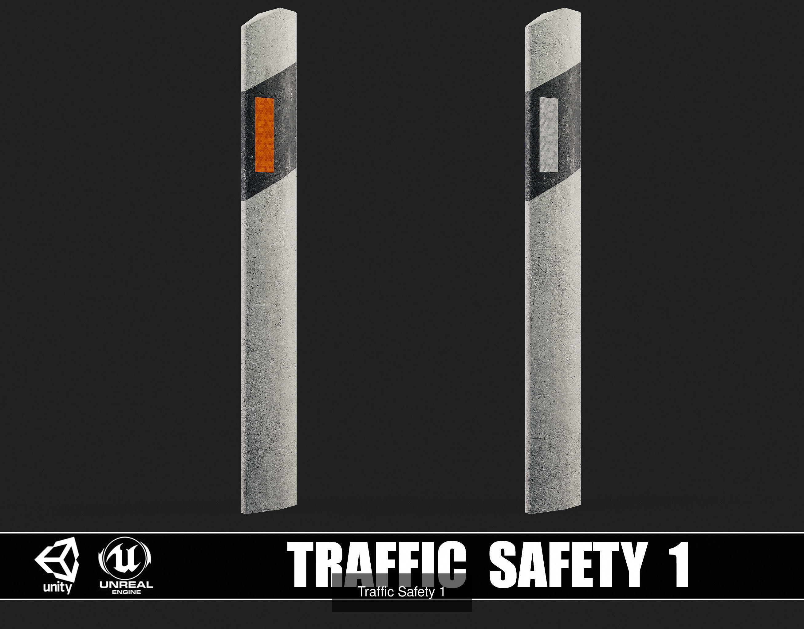 Traffic Safety 3D Model Collection_1