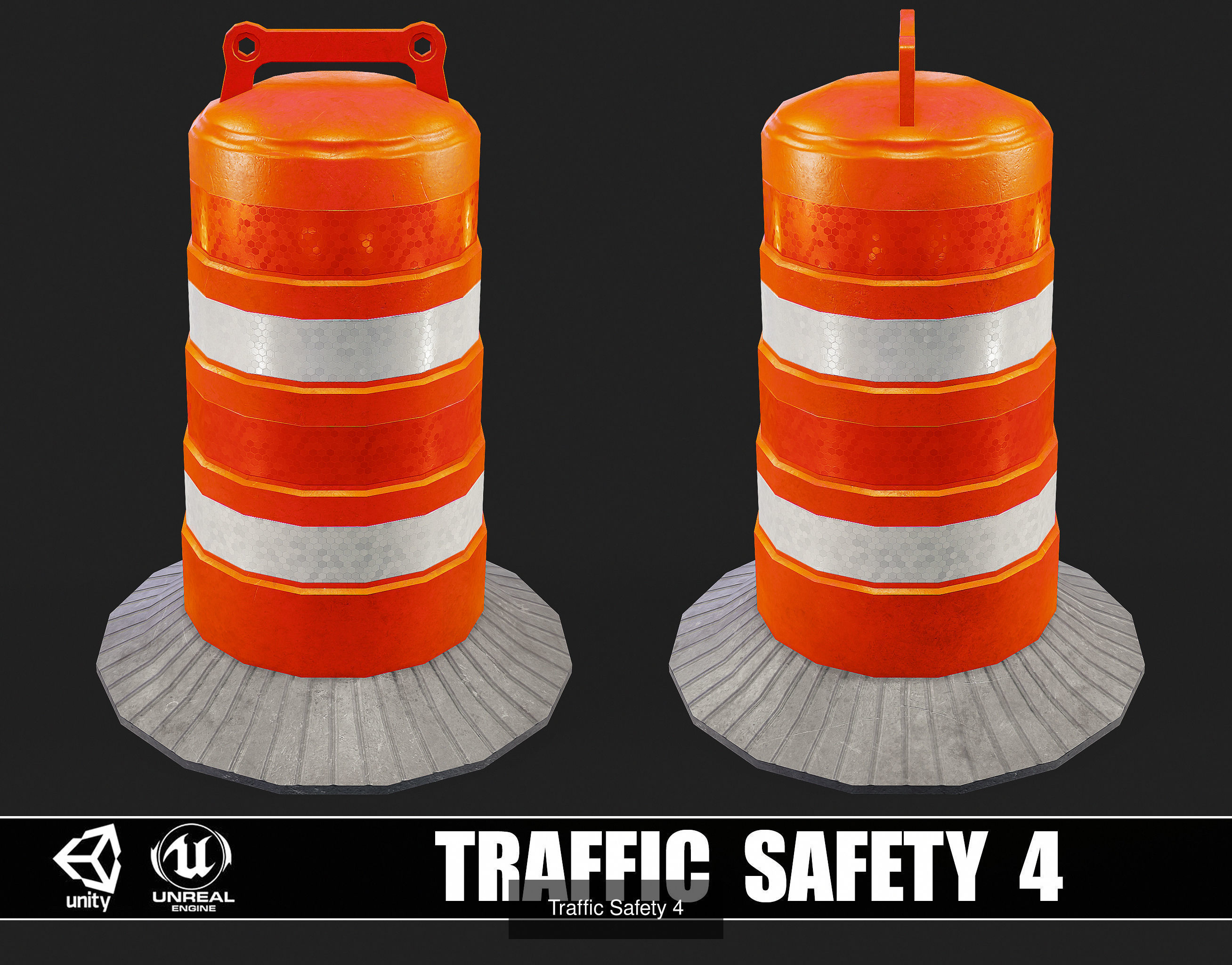 Traffic Safety 3D Model Collection_4
