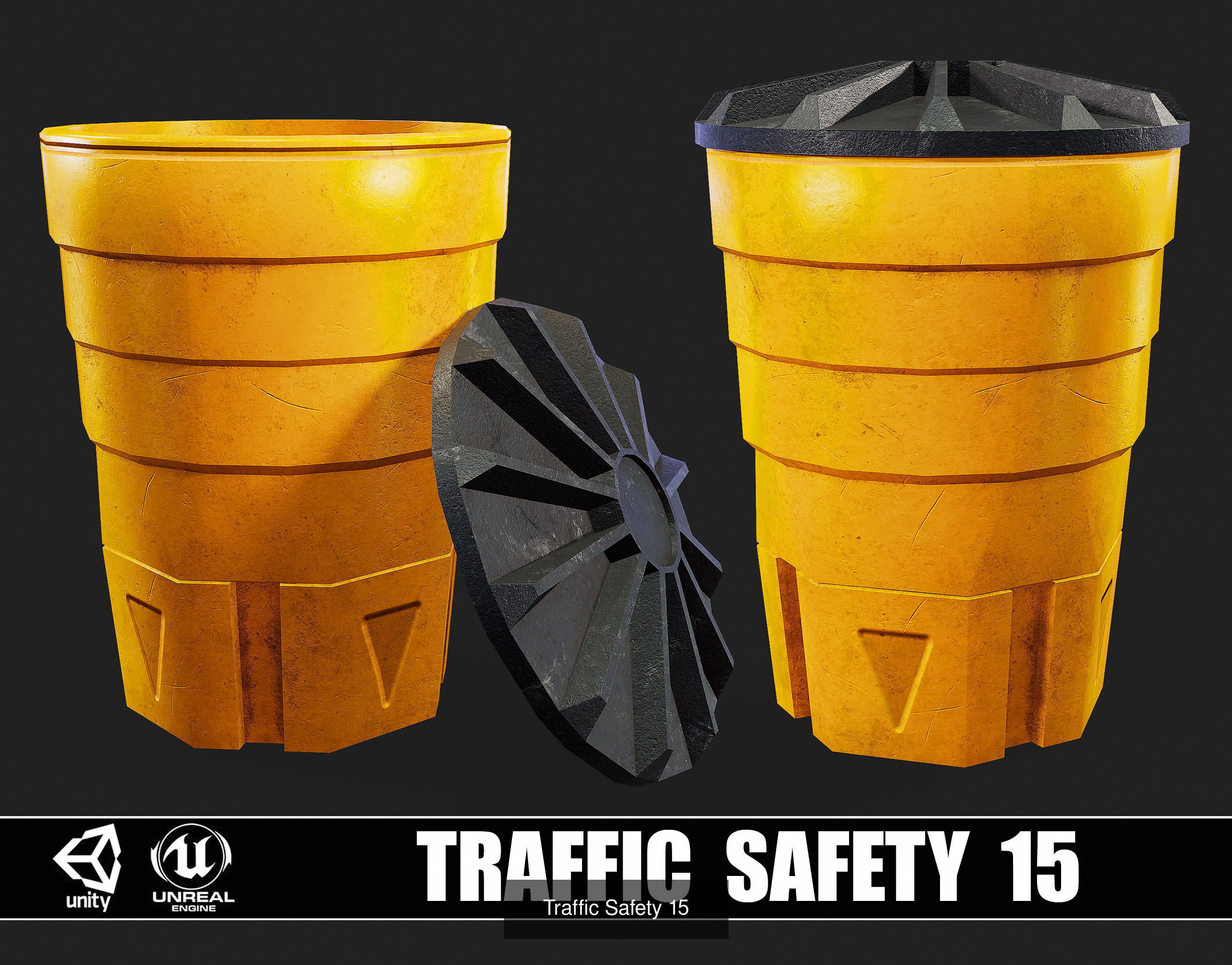Traffic Safety 3D Model Collection_15