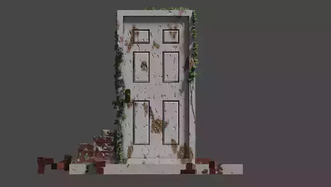 Door Suzume No Tojimari Low-poly 3D model