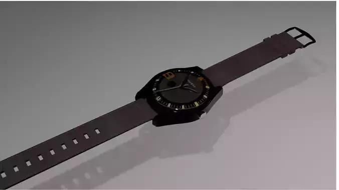 Wrist watch 3D model