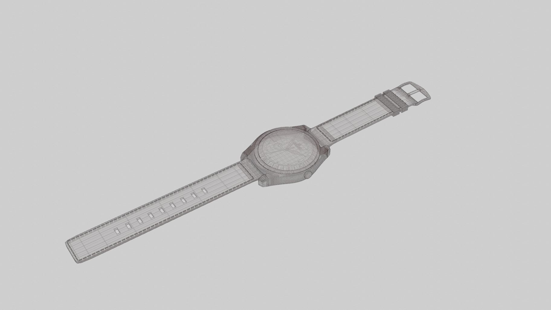 Wrist watch 3D model_7