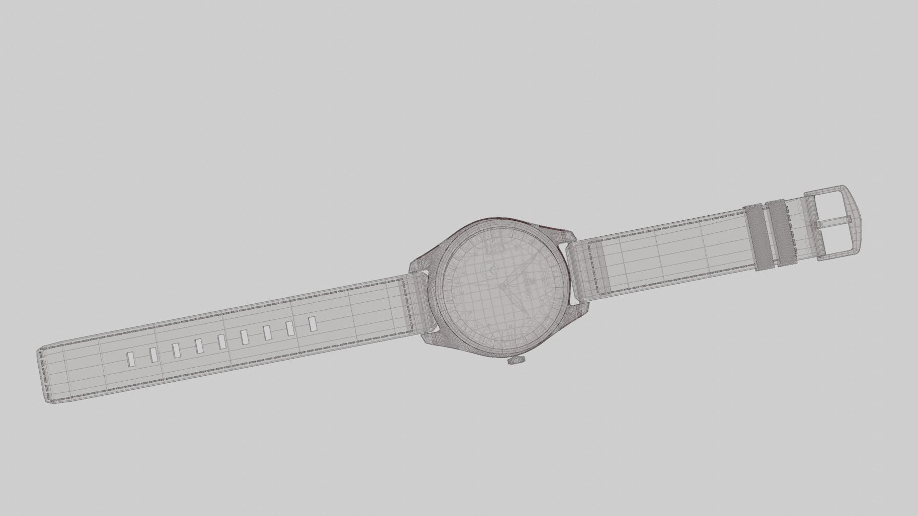 Wrist watch 3D model_9