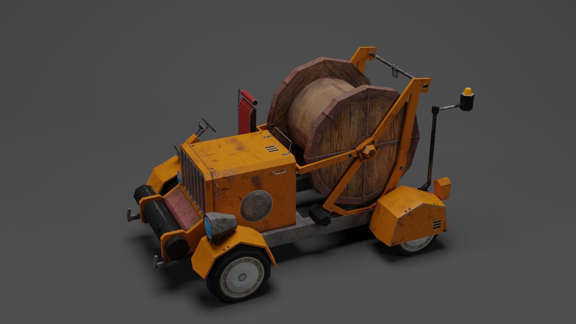 cable laying Low Low-poly 3D model_1