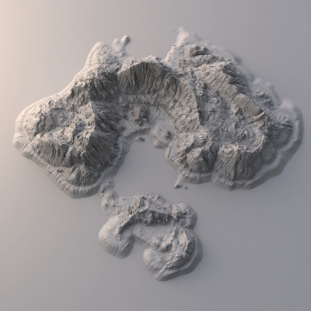 Tropical Island Collection 2 Low-poly 3D model_23