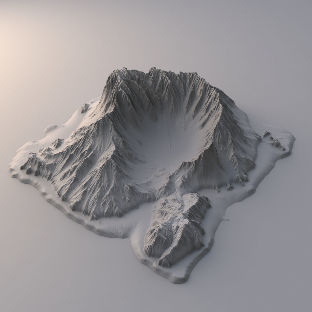 Tropical Island Collection 2 Low-poly 3D model_8