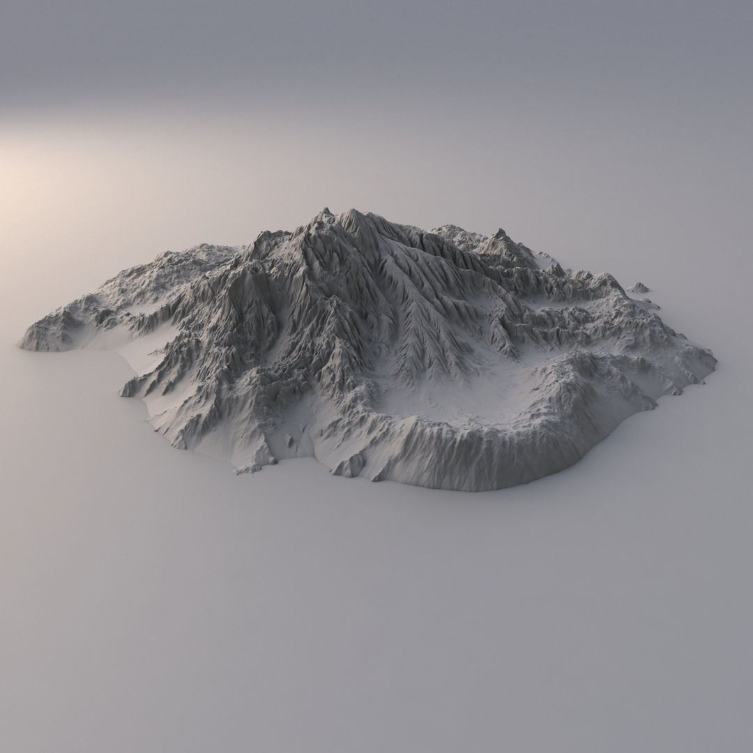 Tropical Island Collection 2 Low-poly 3D model_14