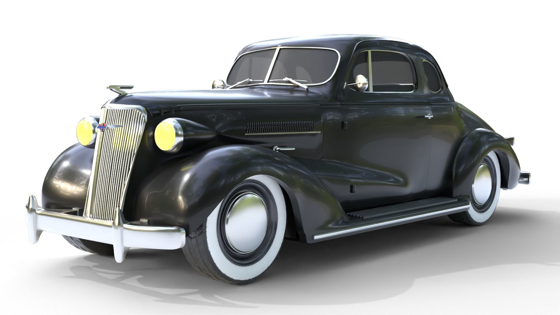 Chevrolet Coupe 1937 3D model_4