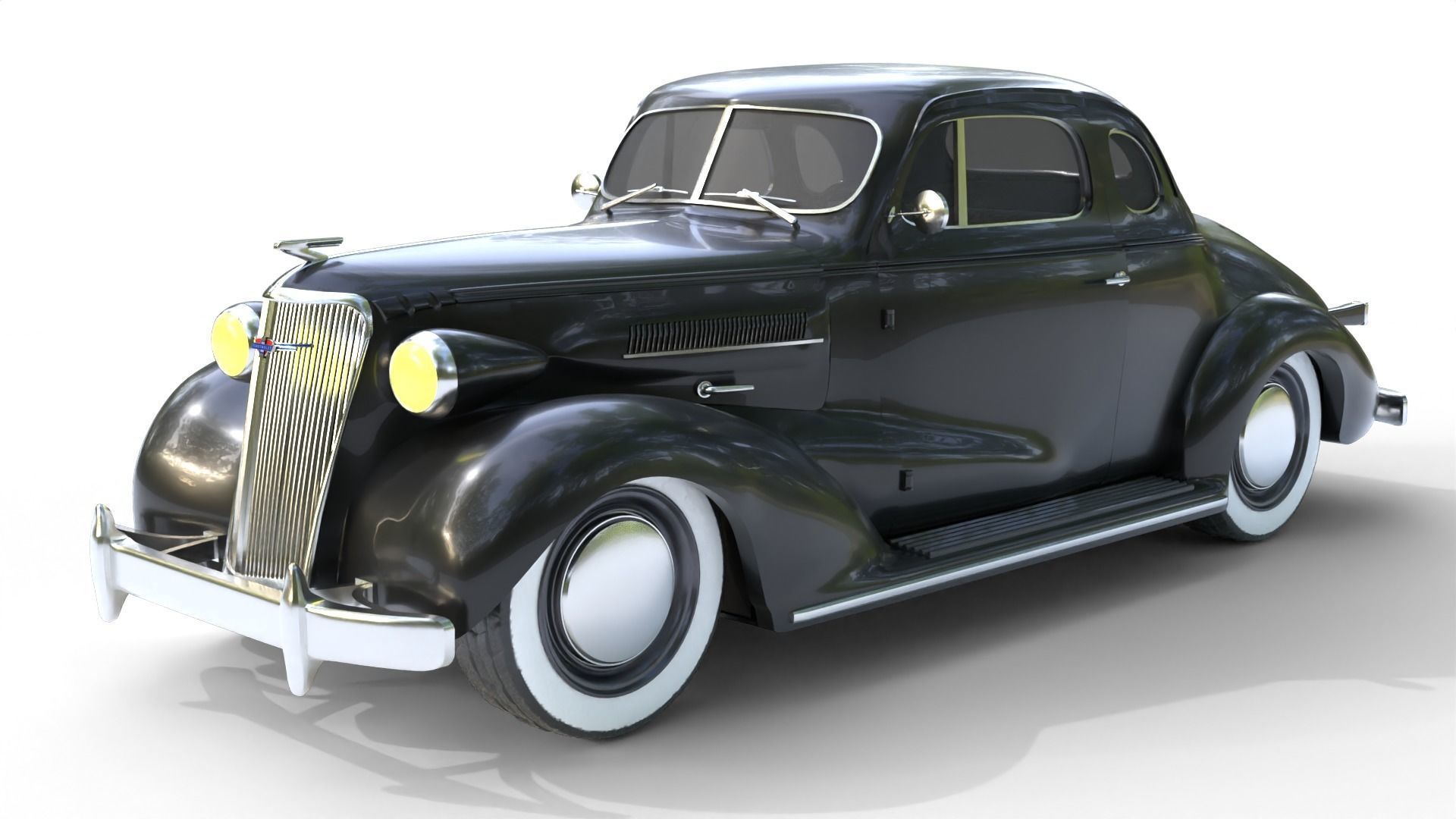 Chevrolet Coupe 1937 3D model_10