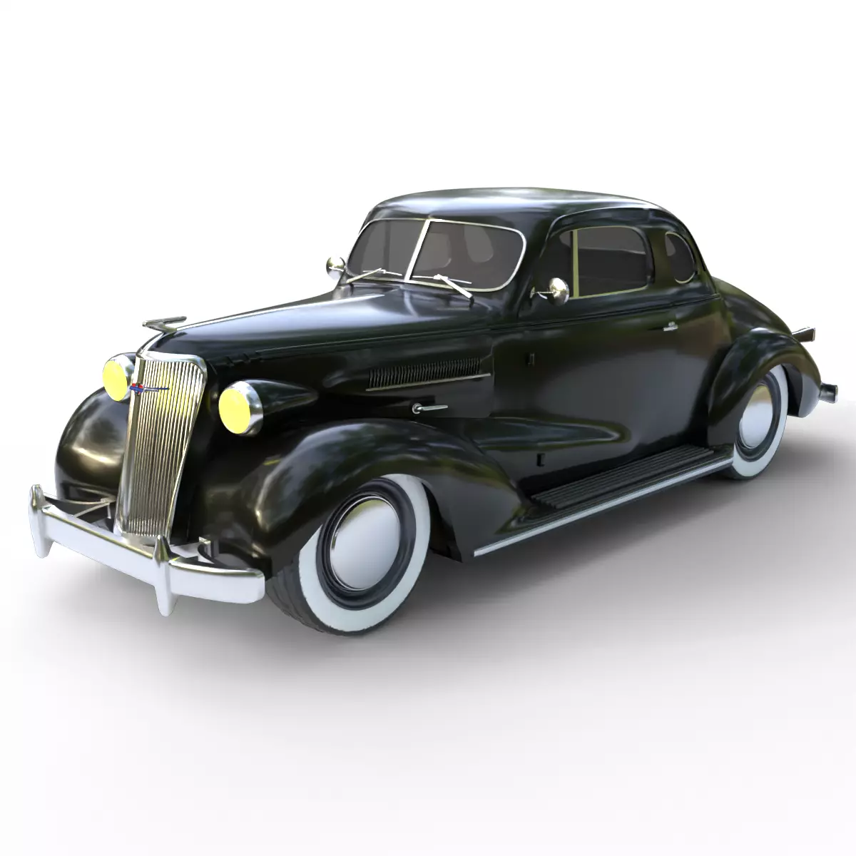 Chevrolet Coupe 1937 3D model_0