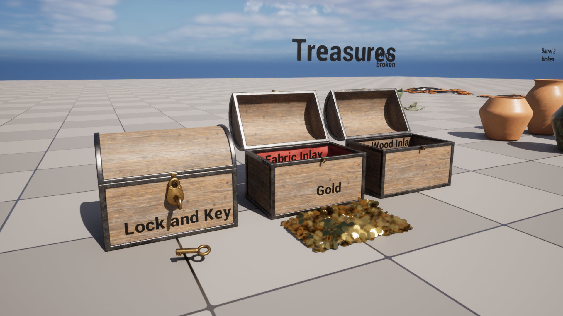 Treasure Room Props 3D model_2