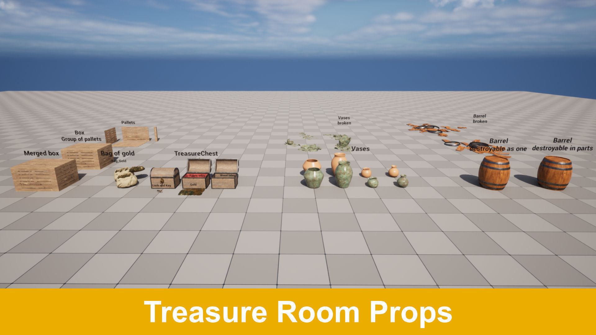 Treasure Room Props 3D model_1