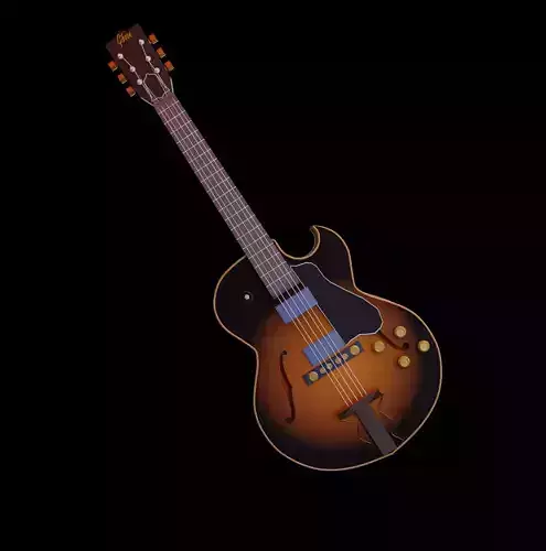 gibson guiter high detailed