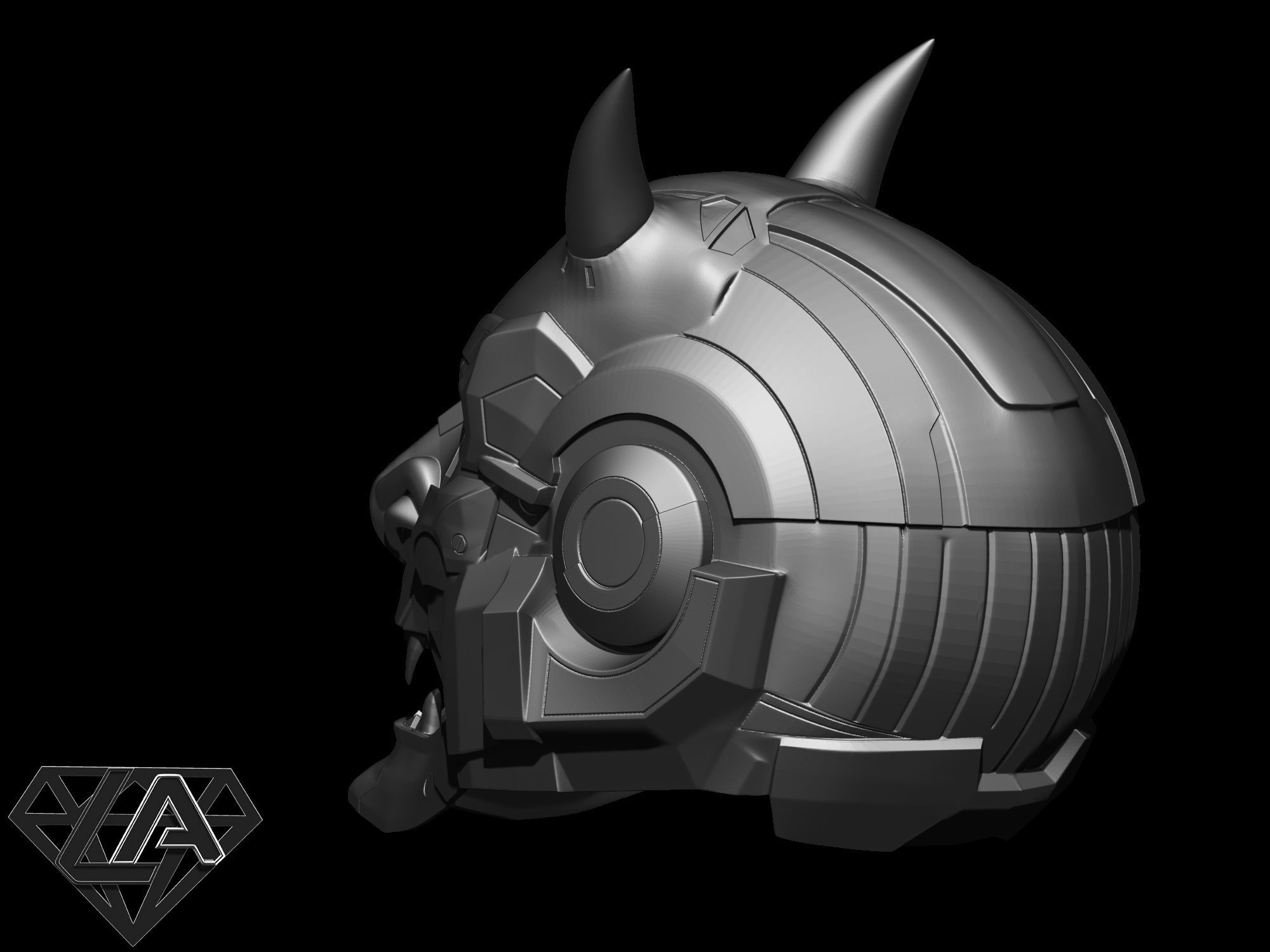 Ultrademon Tactic Helmet 3D print model_3