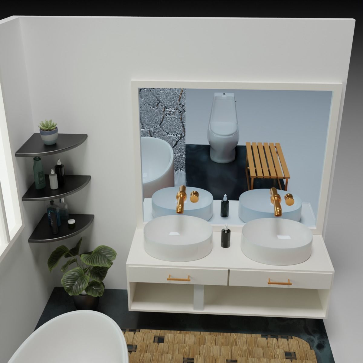 Bathroom 3D model_5