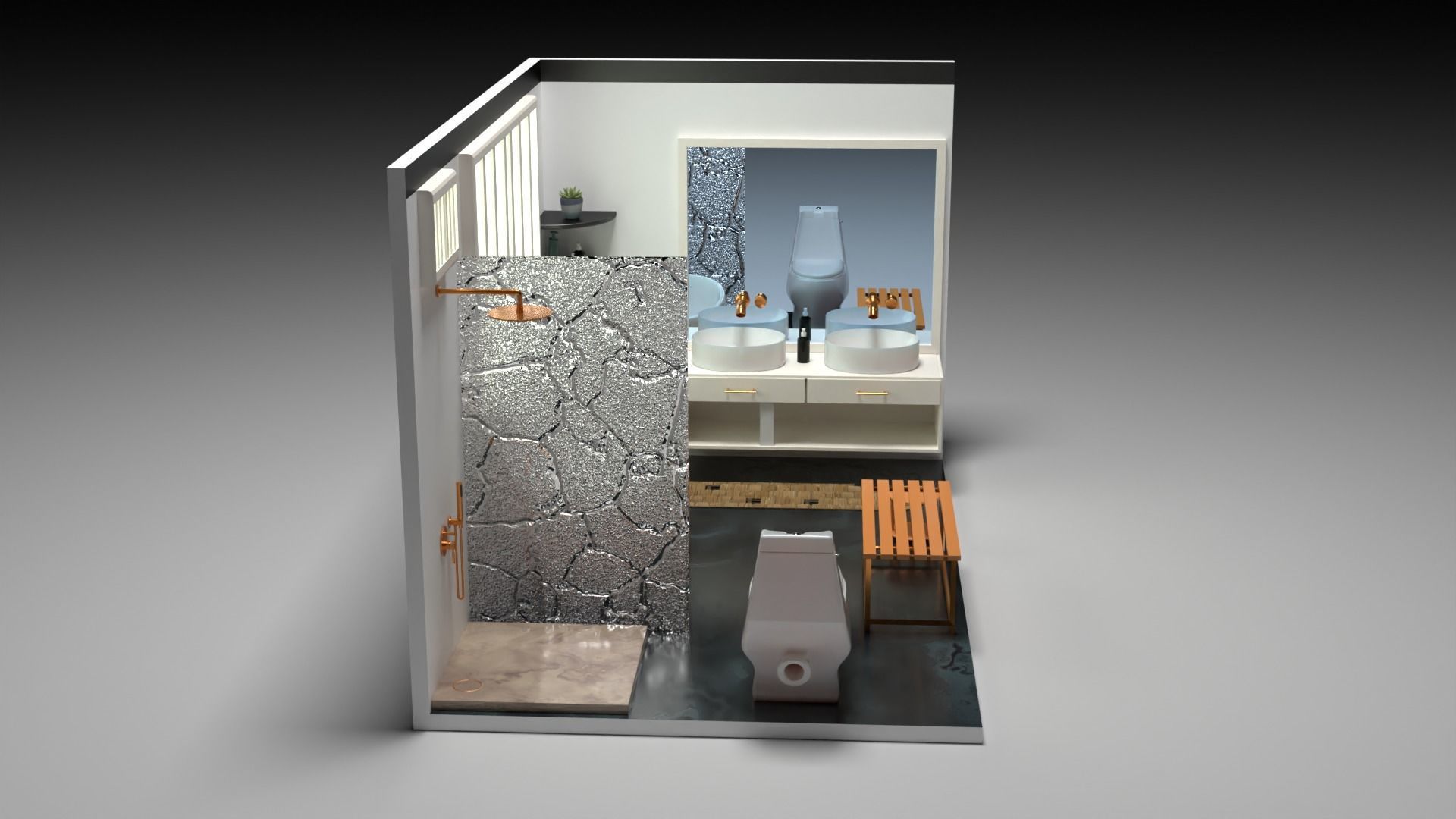 Bathroom 3D model_9