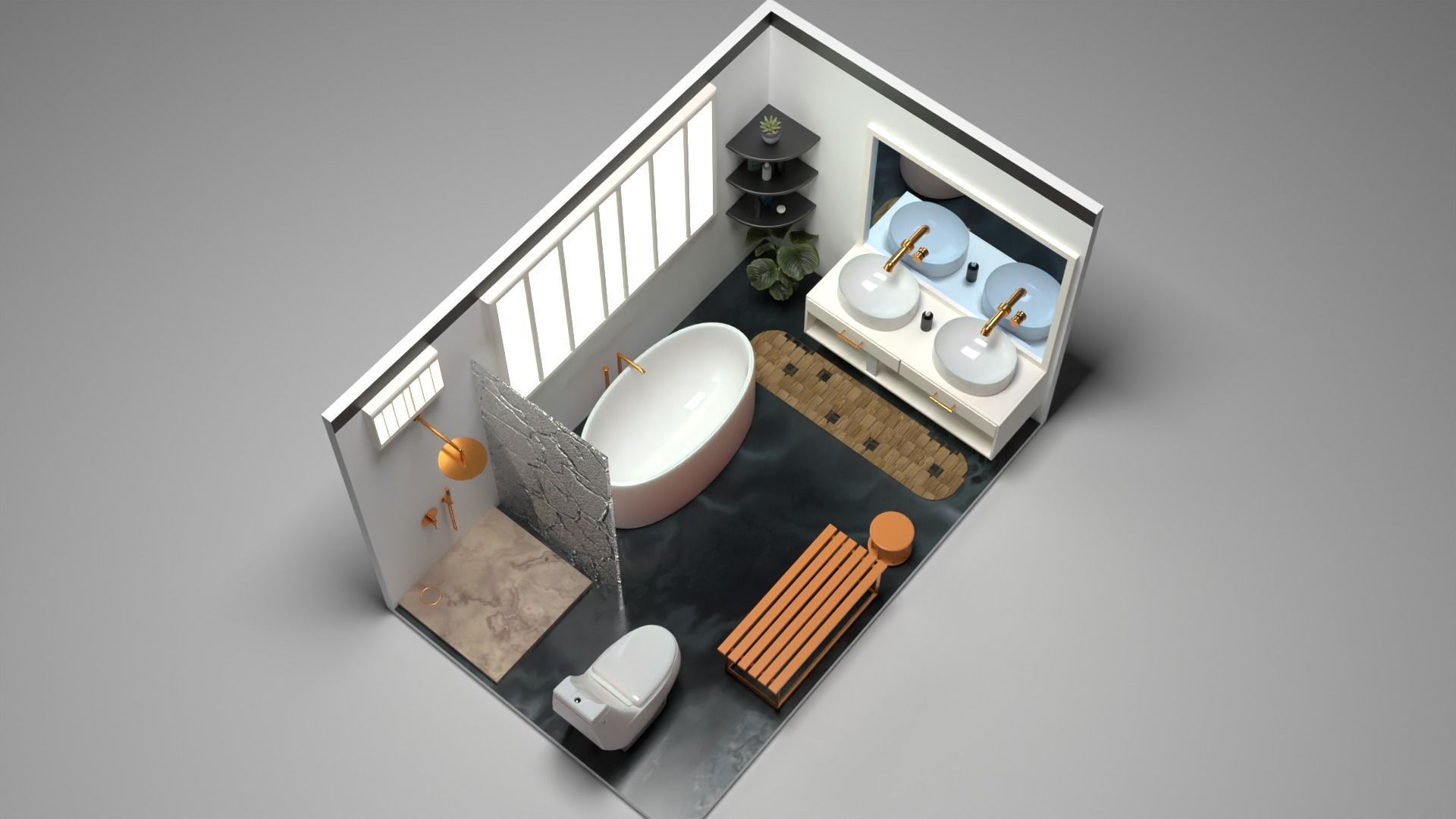 Bathroom 3D model_7