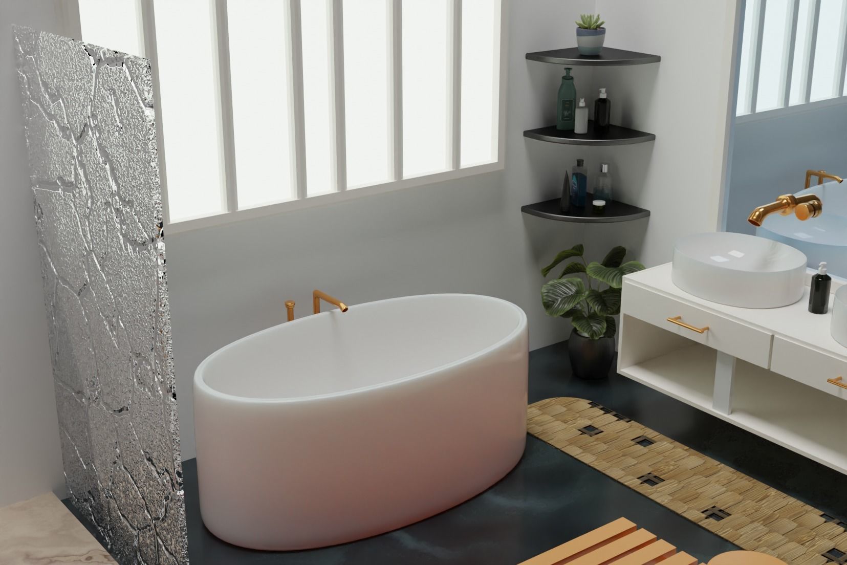 Bathroom 3D model_4