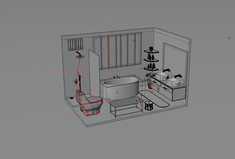 Bathroom 3D model_10