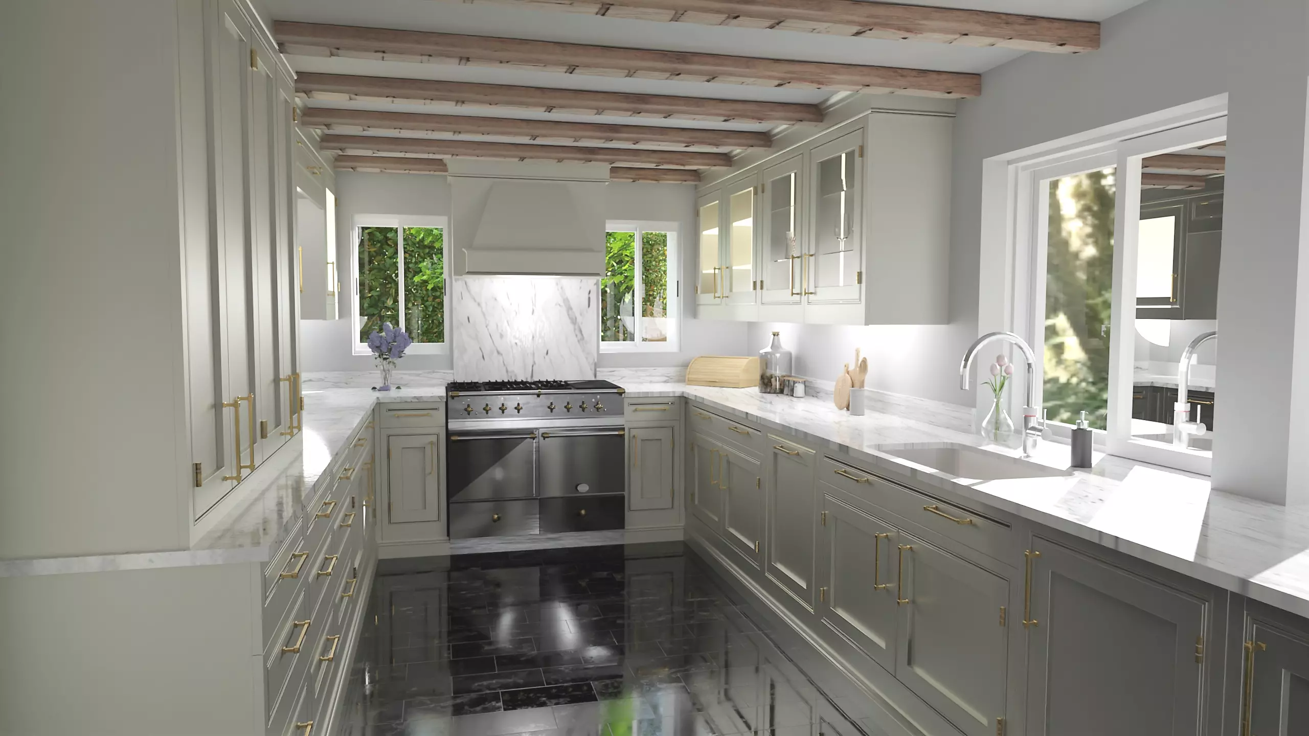 Kitchen design Free 3D model