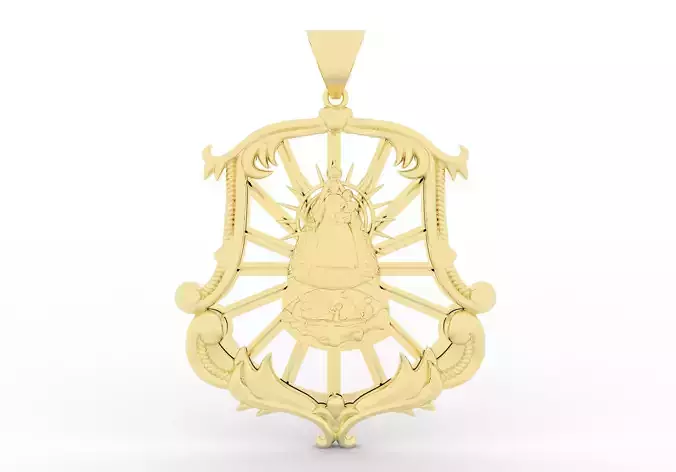 Virgen de la Caridad Pendant New Style