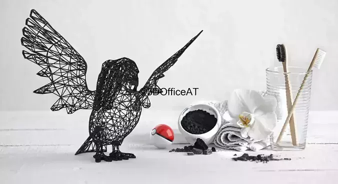 018 Pidgeot Pokemon Wiremon Figure 3D print model