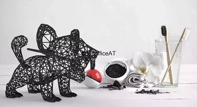 019 Rattata Pokemon Wiremon Figure 3D model