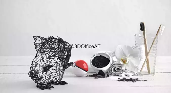 020 Raticate Pokemon Wiremon Figure