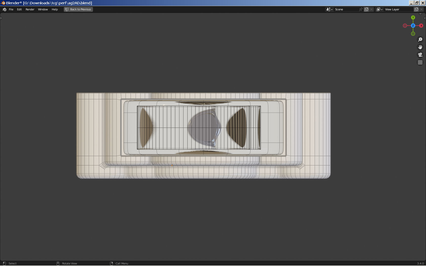 Perfume Bottle - Ariana Grande Cloud Low-poly 3D model_3