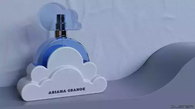 Perfume Bottle - Ariana Grande Cloud Low-poly 3D model