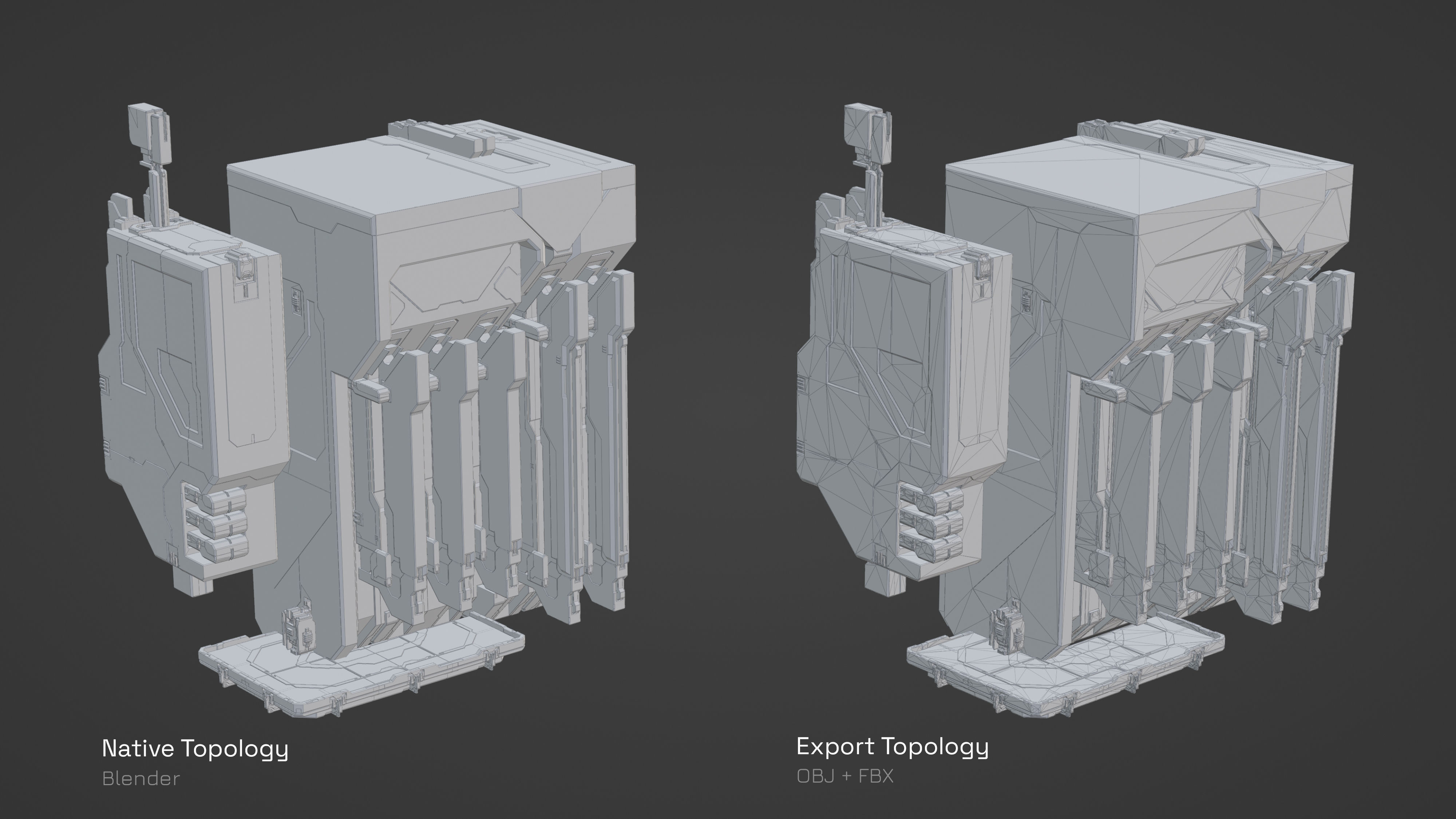 Space Base Sci Fi Buildings and Assets 3D Kit 3D model 3D model | CGTrader