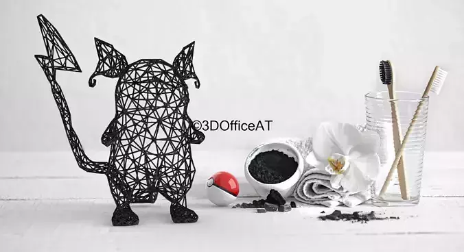 026 Raichu Pokemon Wiremon Figure