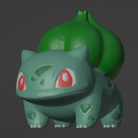 Bulbasaur  Free 3D print model_0