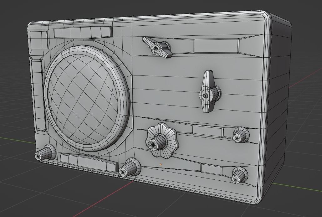 PBR Soviet Mechanical Navigation Computer Low-poly 3D model_12