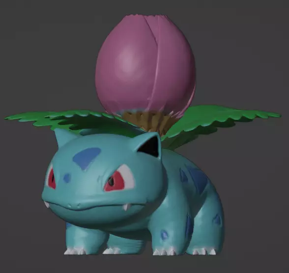 Ivysaur  3D print model_0