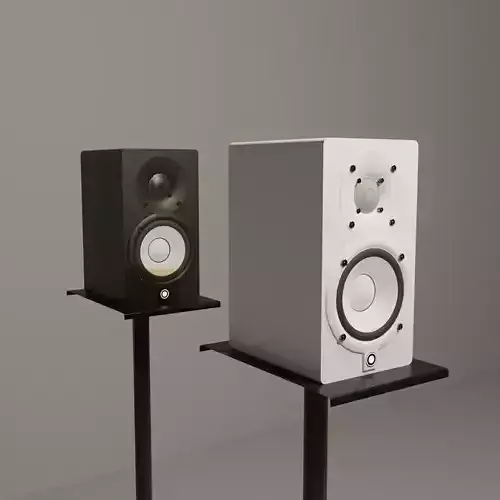 YAMAHA HS5 Studio Monitors 3D model