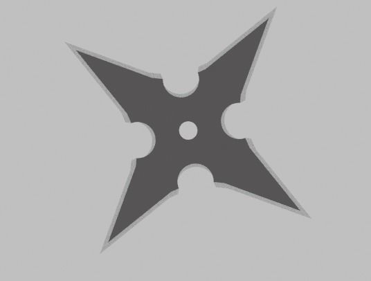 Shuriken Ninja Star Pack 3D Model Weapons 3D model_2